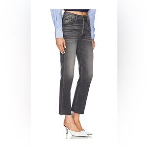 Mother the Tomcat Ankle Fray in Wanted! Size 26 Faded Grey Wash Denim Jean
